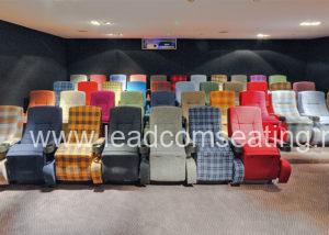 leadcom cinema seating installation BLYTHSWOOD CINEMA