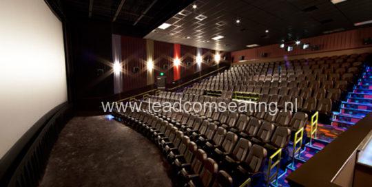 leadcom cinema seating installation Cinergy cinema