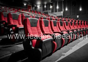 leadcom cinema seating installation Kom-bi project Danmark