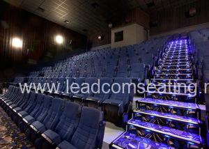 leadcom cinema seating installation LANDMARK CINEMA