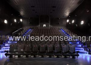leadcom cinema seating installation Landmark cinema