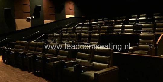 leadcom cinema seating installation Palladio LUXE Cinema