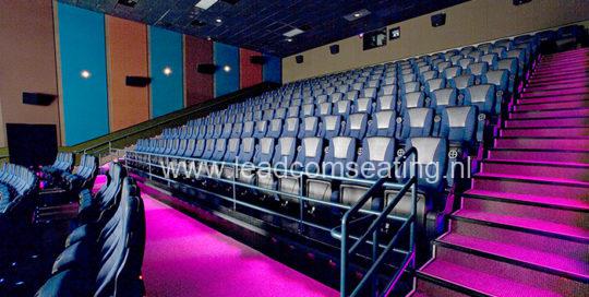 leadcom cinema seating installation Premiere cinemas