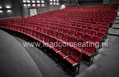 leadcom seating auditorium seating installation Slagelse Theater