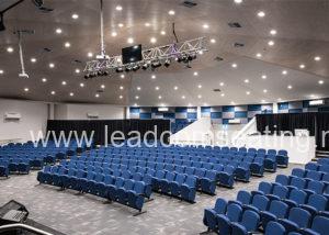 leadcom seating auditorium seating installation St Albans Baptist LS-6618